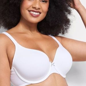 Cotton Lightly Lined T-Shirt Bra White - 38DD